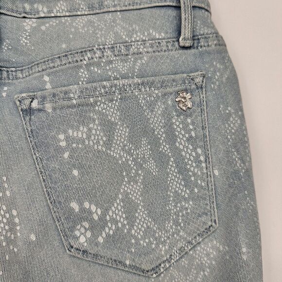 Black Orchid Skinny Jeans Womens 25 Mid Rise Light Blue Denim - Picture 12 of 13